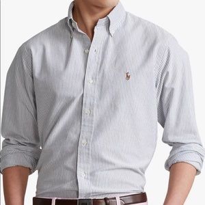 RALPH LAUREN Oxford Shirt Custom Fit, Button Down L
